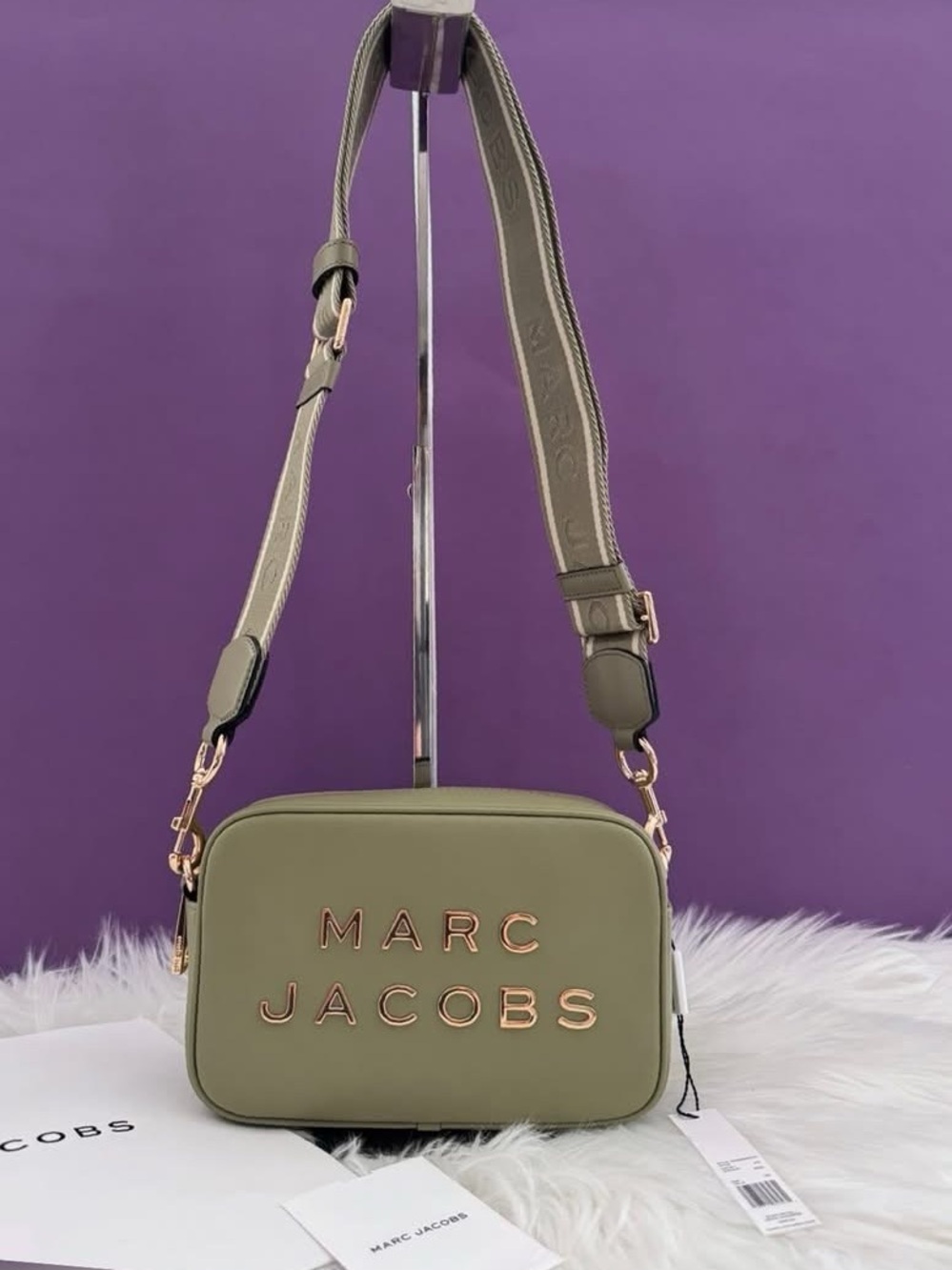Marc Jacobs Flash Leather Camera Crossbody Bag